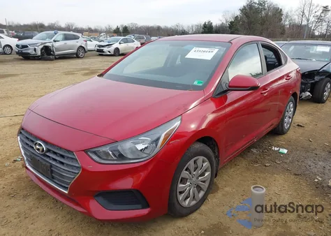 2018 Hyundai Accent Se from USA, damaged, VIN 3KPC24A30JE035380